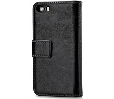 Mobilize Classic Gelly BookCase - Apple iPhone 5/5S/SE - Zwart  Zwart