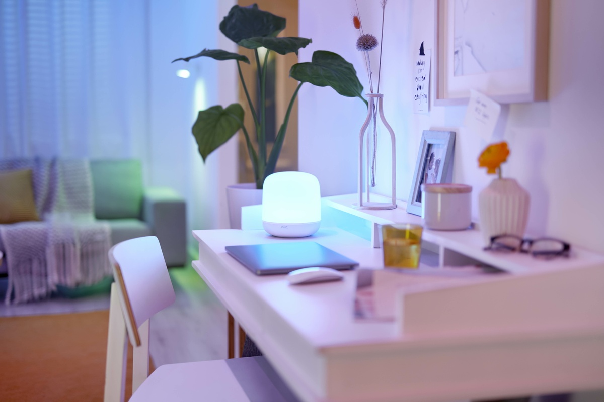 LED Plafondlamp WiZ - Smart LED - Trion Rinolo - 16.5W - Aanpasbare Kleur - Slimme LED - Dimbaar - Mat Wit - Kunststof | BES LED
