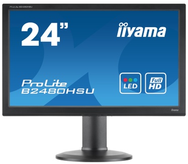 Iiyama ProLite Iiyama LED Monitor B2480HSU-1 Zwart