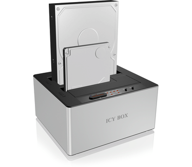 Icy Box 2BAY DOCK+CLONEST F 2.5IN+3.5IN SATA HDDS W JBOD+USB 3.0+CLONE