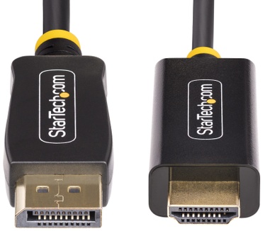 Startech.com 2m DisplayPort naar HDMI Adapter Kabel, 4K 60Hz met HDR, DP naar HDMI 2.0b, Actieve Video Converter, DisplayPort Desktop naar HDMI Monitor, DisplayPort HDMI kabel