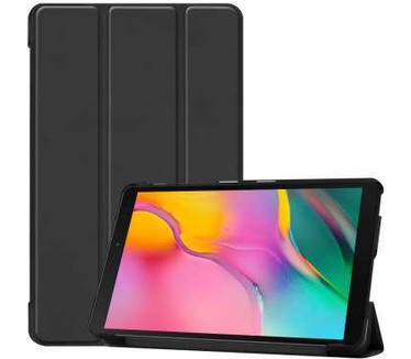 qMust Samsung Galaxy Tab A 8.0 2019 Smart Tri-Fold Case - Zwart