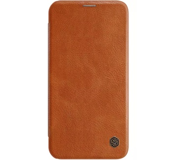 Nillkin Qin PU Book Case - Apple iPhone 12 Pro Max (6.7") Zwart