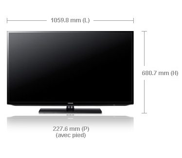 Samsung Series 5 UE46EH5000 (Frans Model) Zwart