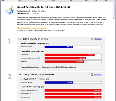 Broadband Speed Test screenshot