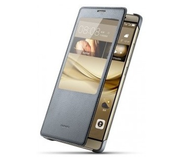 Huawei P9 View Flip Cover - Dark Grey