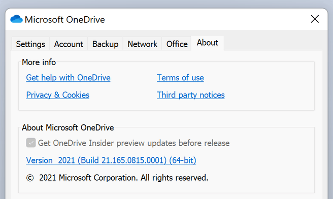 64-bitversie OneDrive