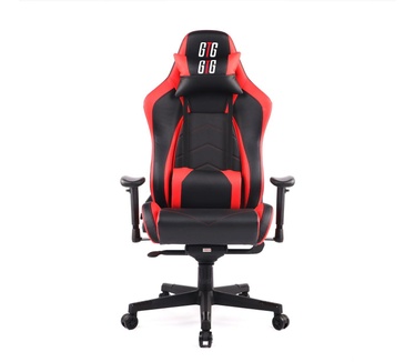 njoy Gamingstoel GTG GT1 luxe en stevige stoel, zwart -rood 74x70x130/138cm. E-sports