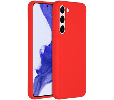 Accezz Liquid Silicone Backcover Samsung Galaxy S23 Plus - Rood