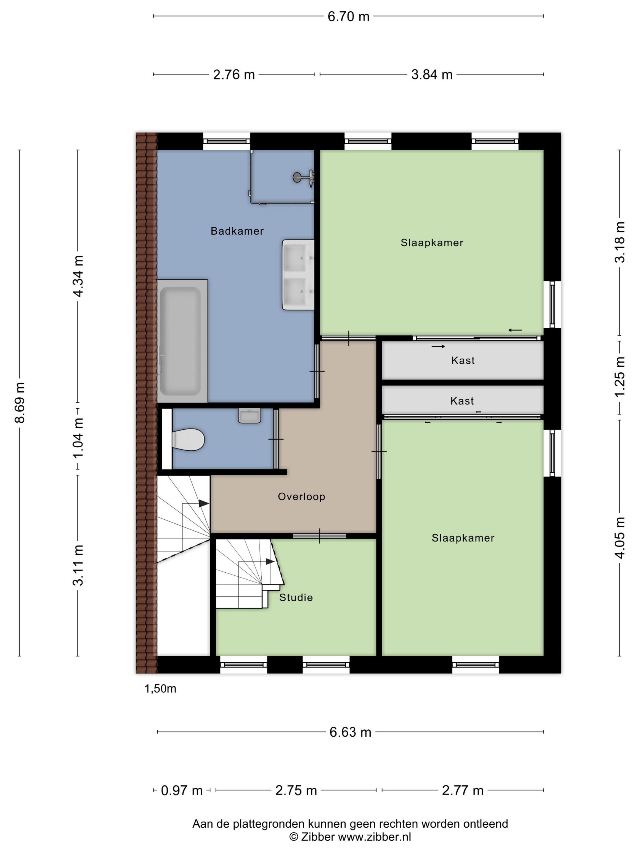 Verbouwing/herinrichting 1e verdieping - Wonen - GoT, image size:2100x2800