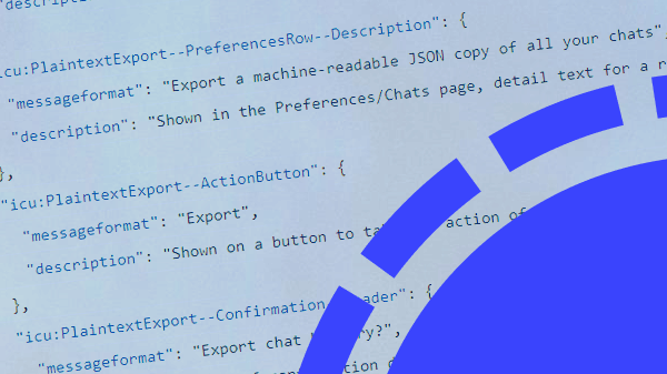 chats exporteren in Signal (bron: Signal)