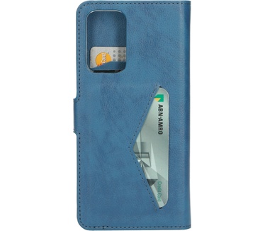 Mobiparts Classic Wallet Case Samsung Galaxy A52 5G (2021) Steel Blue (Galaxy A52 4G (2021), Galaxy A52 5G (2021)) Blauw