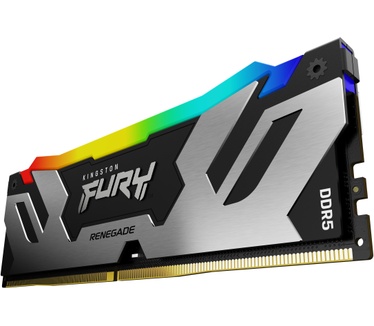 Kingston 24GB 8000MT/s DDR5 CL38 DIMM FURY Renegade RGB Silver
