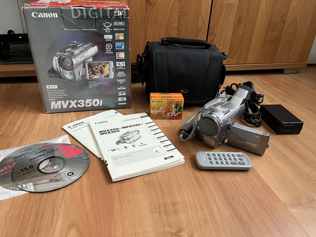 Canon MVX350i MiniDV Set - + 7 Cassettes aangeboden - Vraag