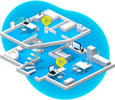 AVM FRITZ!Powerline 1240E WLAN Set