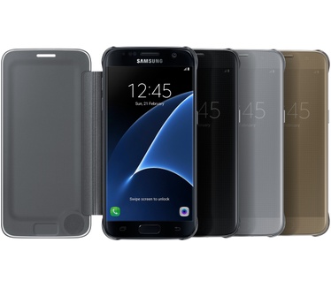 Samsung Galaxy S7 Clear View Cover (Galaxy S7) Zwart