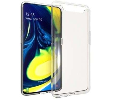 qMust Samsung Galaxy A80 Flexibel Hoesje Transparant