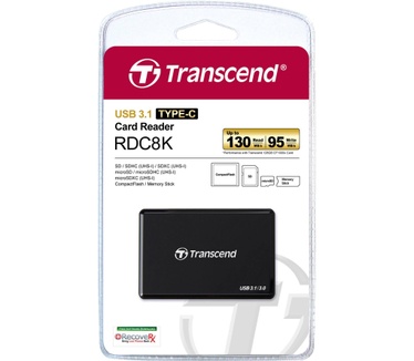 Transcend RDC8 geheugenkaartlezer