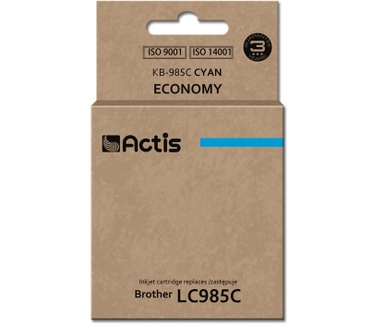 Actis ACTIS KB-985C inkt (vervangt Brother LC985C; standaard; 19,5 ml; blauw)