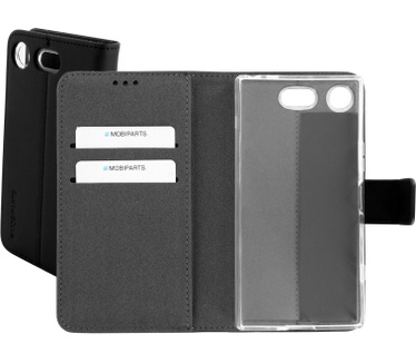 Mobiparts Premium Wallet TPU Case Sony Xperia XZ1 Compact Black