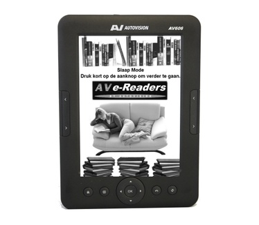 Autovision AV-606 e-Reader e-Ink (Zwart 6")