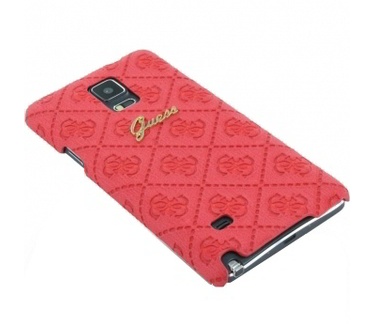 Guess Scarlett Folio Hard Case voor Samsung Galaxy Note 4 - Rood