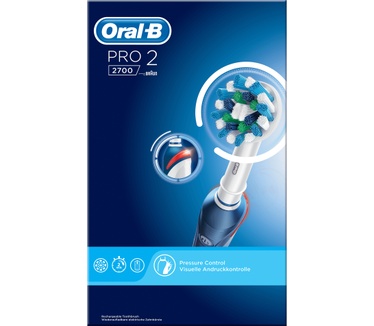 Oral-B Pro 2 2700 CrossAction Blue Elektrische Tandenborstel