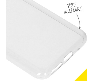 Accezz Clear Backcover Motorola Moto G8 Plus - Transparant