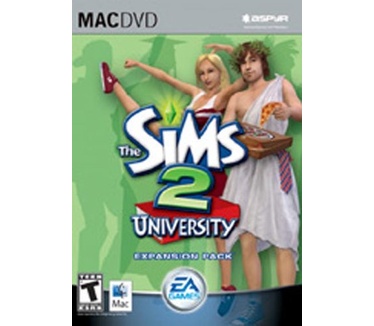 The Sims 2, University (Add-On)  MAC