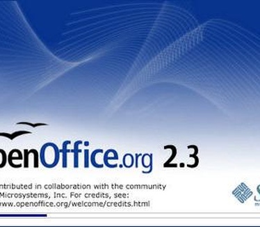 OpenOffice.org 2.3.0 welkomstscherm (410 pix)
