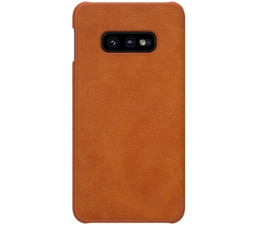 Nillkin Qin PU Leather Book Case - Samsung Galaxy S10E - Bruin  Bruin