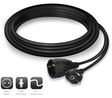 Ewent EW4003 230V Verlengkabel 3m