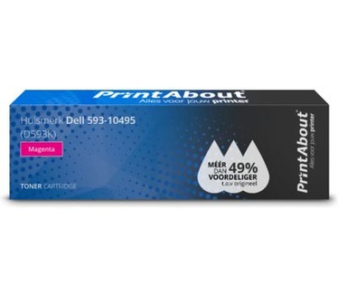 PrintAbout Huismerk Dell 593-10495 (D593K) Toner Magenta
