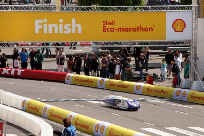 Team H2A op Shell Ecomarathon