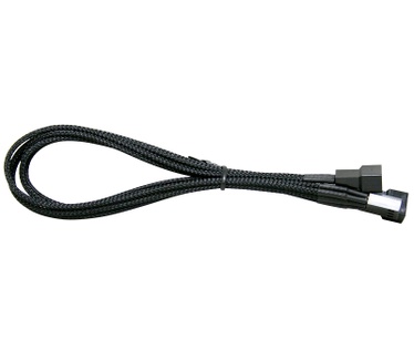 NZXT NZXT 3-Pin Y-Kabel 30cm. sleeved black