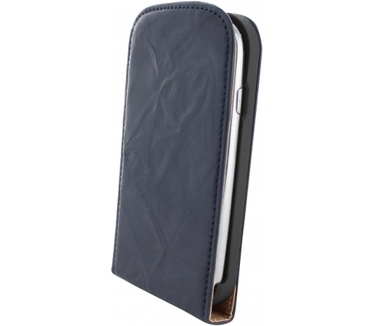 Mobiparts Mobiparts Vintage Flip Case Samsung Galaxy S3 Mini Navy Blue