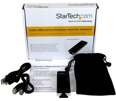 Startech.com Draagbare Wireless-N WiFi Router / Access Point / Repeater met USB voeding