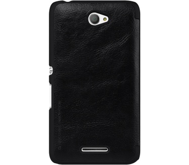 Nillkin Qin Slim PU Leather Book Case voor Sony Xperia E4 - Zwart