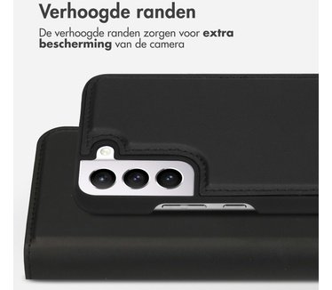 Accezz Premium Leather 2 in 1 Wallet Bookcase Samsung Galaxy S22 - Zwart