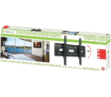 Techly Tilting Wall Mount for TV LED LCD 42-80" Black