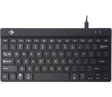 R-Go Tools R-Go Compact Break Toetsenbord, QWERTY (US), zwart, bedraad