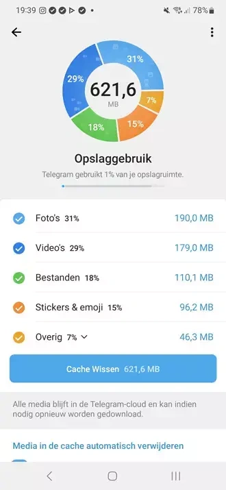 Telegram-app (versie 9.3)