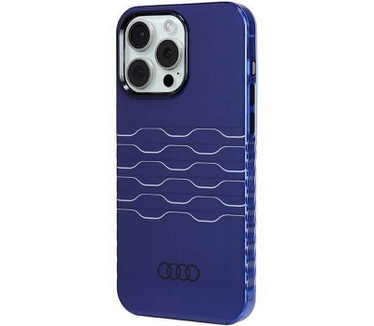 Audi IML Grille Back Case - Apple iPhone 15 Pro Max (6.7") Blauw Blauw