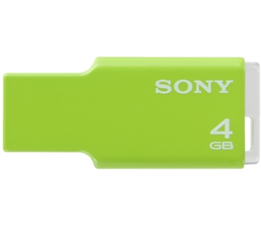 Sony Micro Vault Style 4GB Groen
