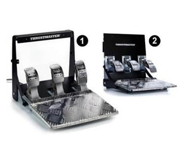 Thrustmaster T3PA Pro 3 Pedals Aluminium, Zilver, Zwart