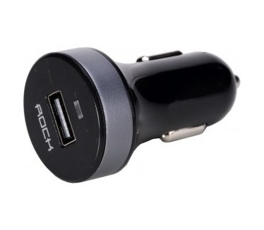 Rock Turbo Bullet Autolader - met Quick Charge 2.0 - Grey