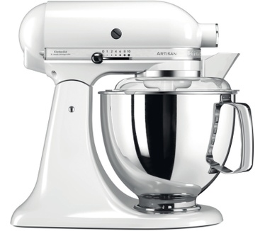 KitchenAid Artisan 5KSM175PSEWH met extra accessoires Wit