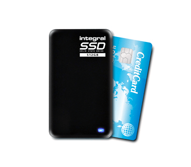 Integral USB 3.0 Portable SSD External 128GB Zwart