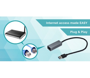 i-tec USB 3.0 Metal Gigabit Ethernet Adapter
