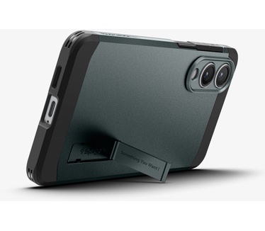 Spigen Galaxy S25 Edge Case Tough Armor AI (MagFit) Groen
